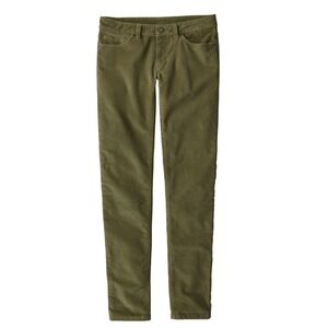 PATAGONIA Fitted Corduroy Green Organic Cotton Women's Slim Pants 26